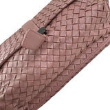Pre-owned bottega veneta leather intrecciato double sided flap shoulder bag front