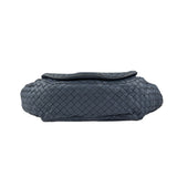 Pre-owned bottega veneta intrecciato flap crossbody front