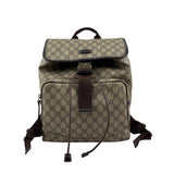gucci-single-buckle-backpack-gg-supreme-canvas-brown