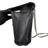 Gucci Black Studded Leather Miss Bamboo Shoulder Bag