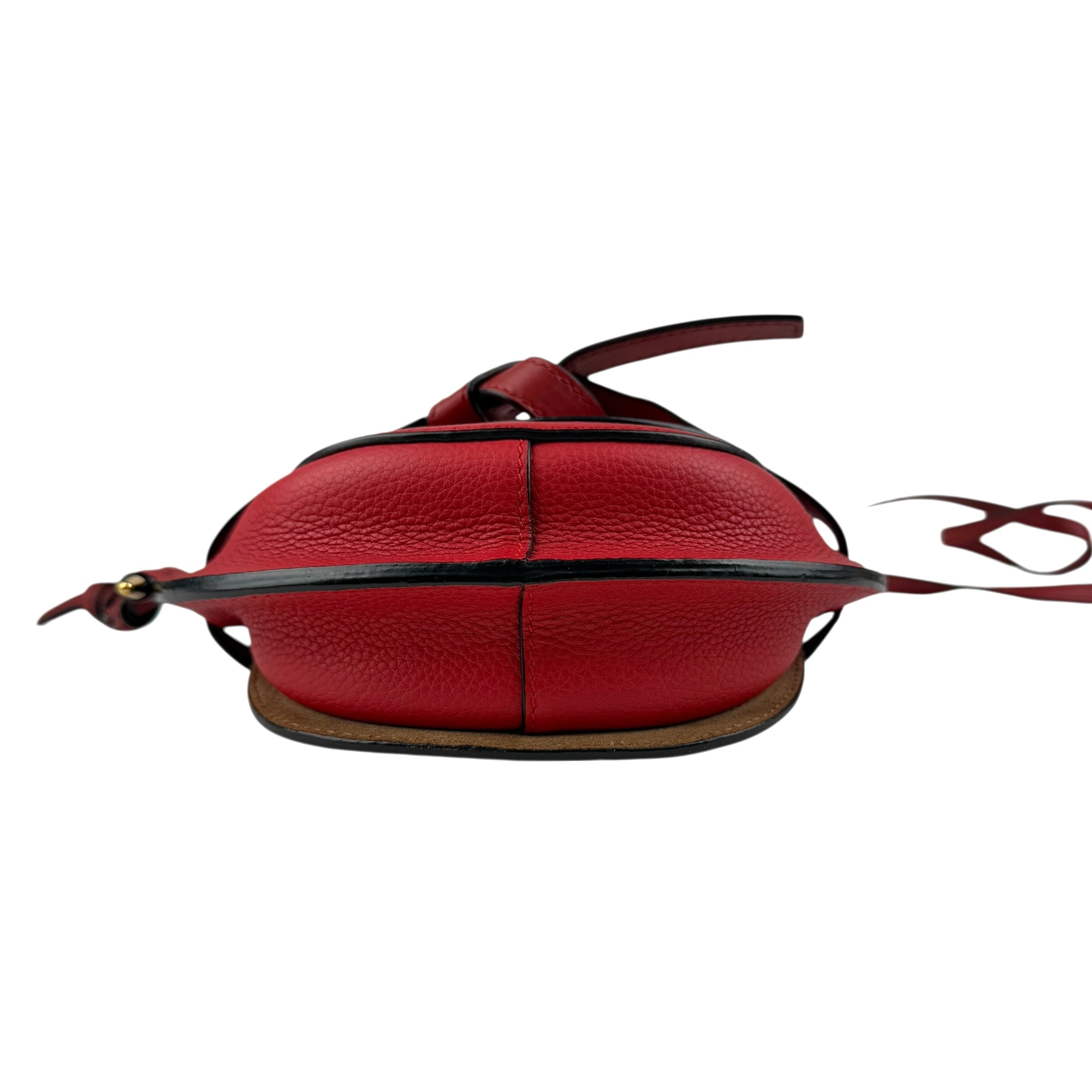 Pre-owned loewe-gate-leather-crossbody-handbag