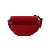 Pre-owned loewe-gate-leather-crossbody-handbag back view