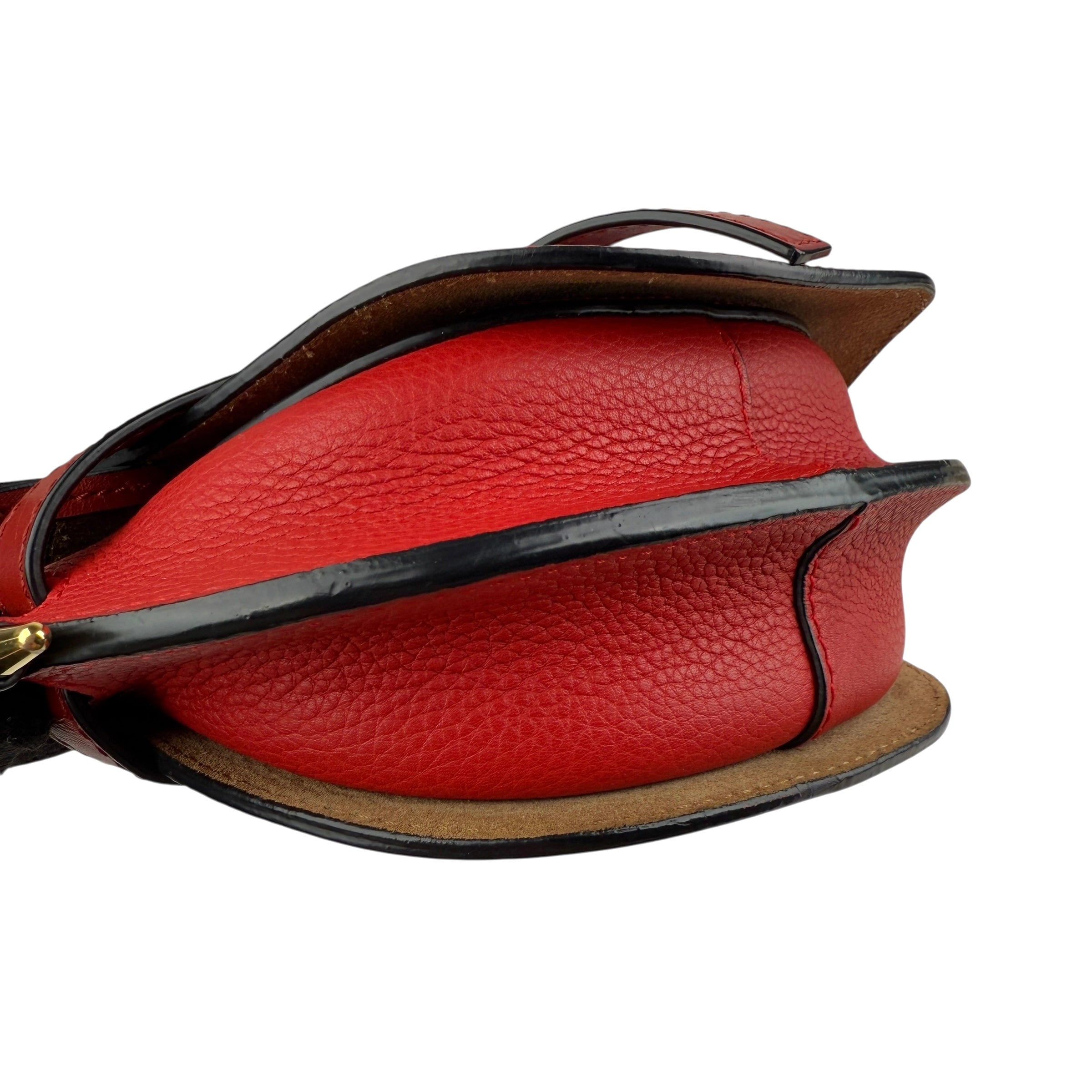 Pre-owned loewe-gate-leather-crossbody-handbag