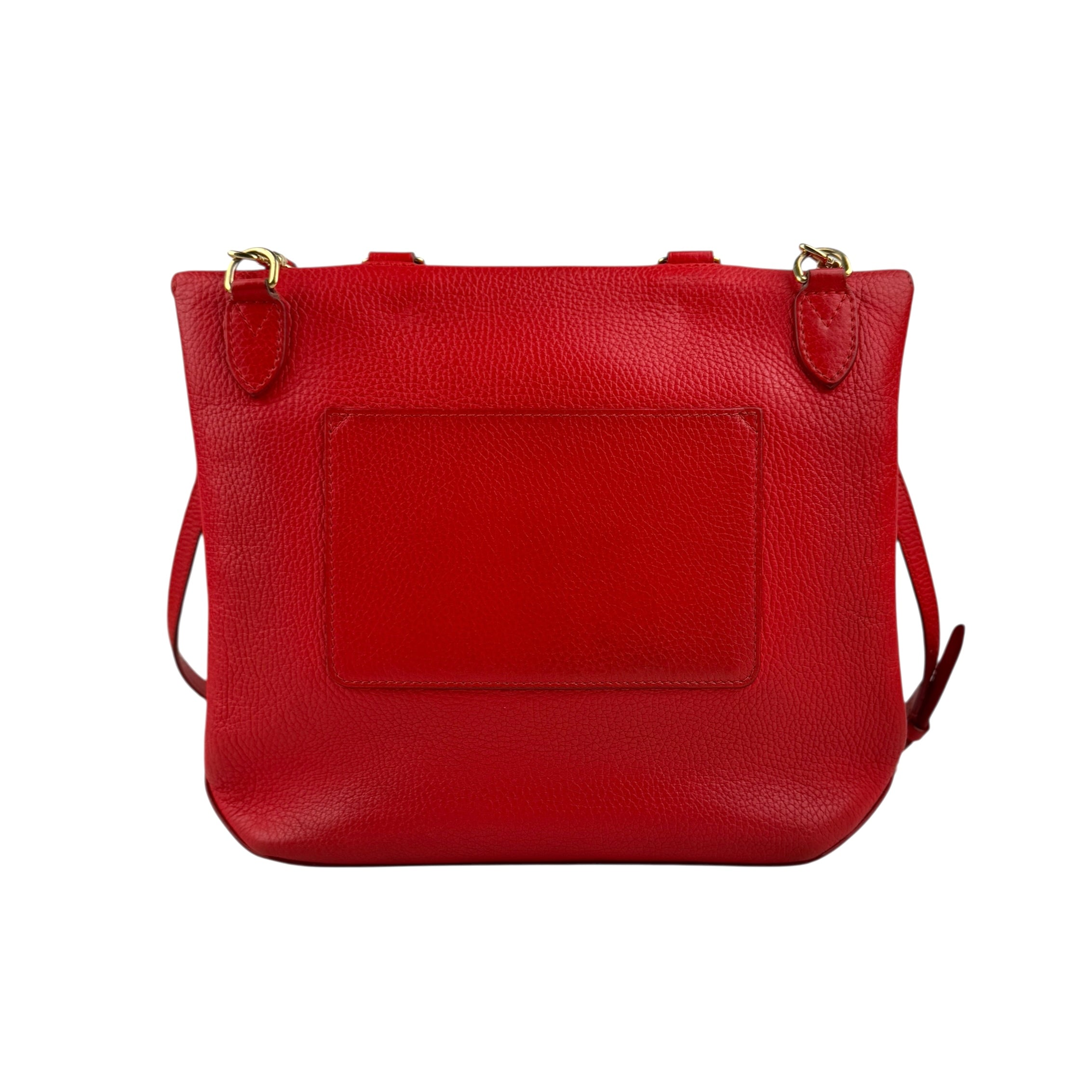 Pre-owned louis-vuitton-volta-leather-satchel-bag back view