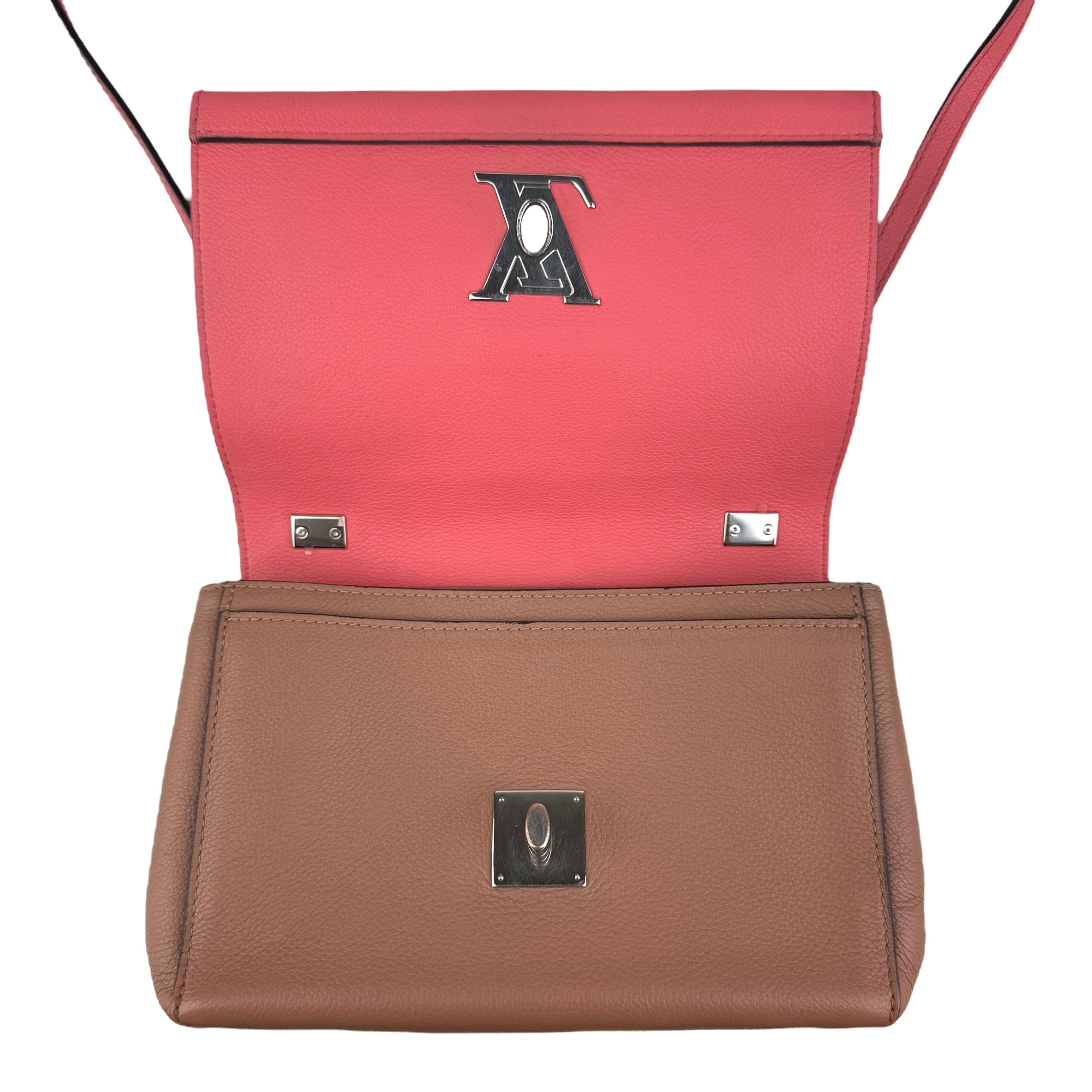 Pre-owned louis-vuitton-lockme-ii-top-handle-handbag