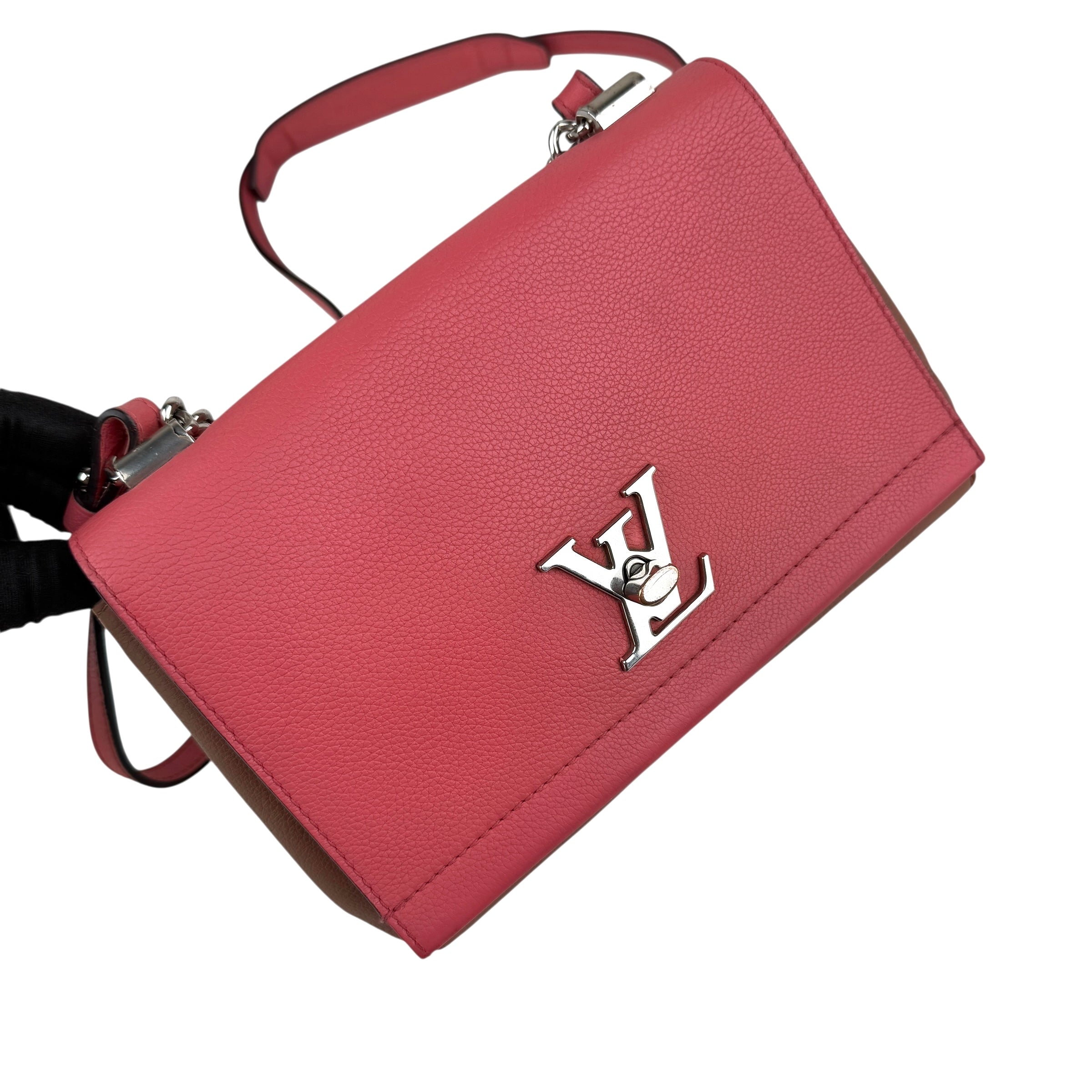 Pre-owned louis-vuitton-lockme-ii-top-handle-handbag
