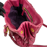 Pre-owned miu miu matelasse two-handle shoulder bag front