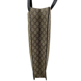 Pre-owned gucci-handbag-shoulder-bag-bee-print-brown-black