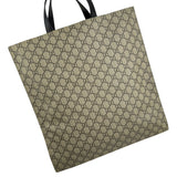 Pre-owned gucci-handbag-shoulder-bag-bee-print-brown-black