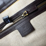 Pre-owned gucci-gg-canvas-body-bag-brown