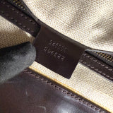 Pre-owned gucci-gg-canvas-body-bag-brown