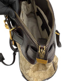 Pre-owned gucci-gg-canvas-body-bag-brown