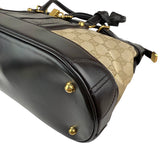 Pre-owned gucci-gg-canvas-body-bag-brown