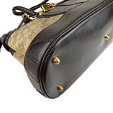 Pre-owned gucci-gg-canvas-body-bag-brown