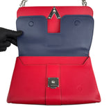 Pre-owned louis-vuitton-rubis-blue-monogram-leather-very-chain-bag