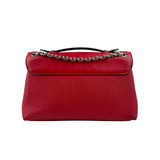 Pre-owned louis-vuitton-rubis-blue-monogram-leather-very-chain-bag back view