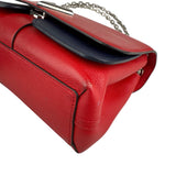 Pre-owned louis-vuitton-rubis-blue-monogram-leather-very-chain-bag