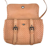 Pre-owned bottega veneta intrecciato two-way shoulder bag front