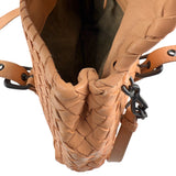 Pre-owned bottega veneta intrecciato two-way shoulder bag front