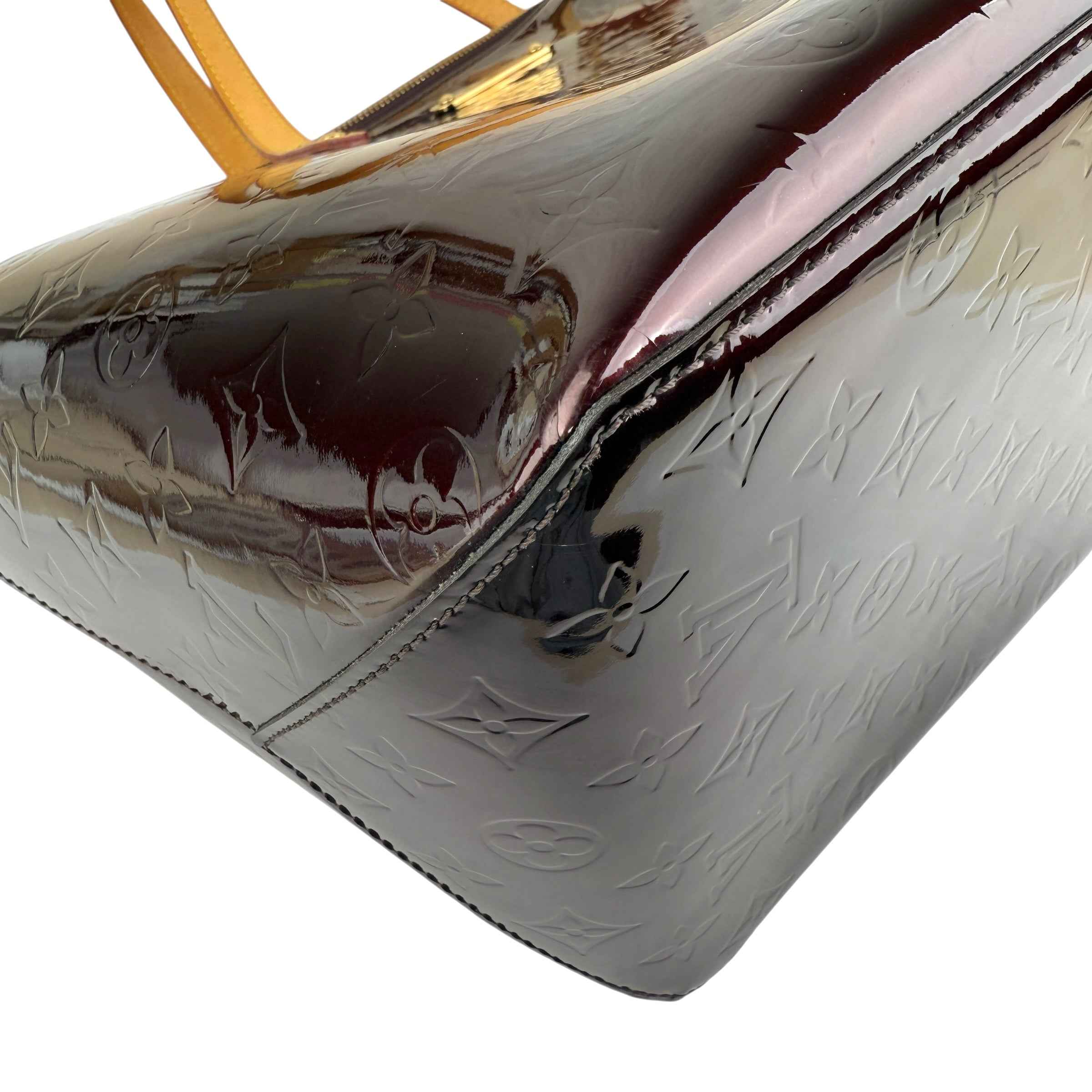 Louis Vuitton Amarante Monogram Vernis Bellevue Bag