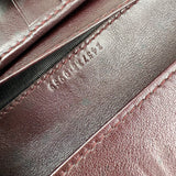 Pre-owned gucci-lovely-brown-canvas-leather-long-wallet