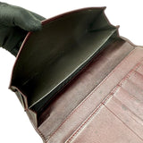Pre-owned gucci-lovely-brown-canvas-leather-long-wallet