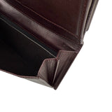 Pre-owned gucci-lovely-brown-canvas-leather-long-wallet