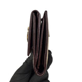 Pre-owned gucci-lovely-brown-canvas-leather-long-wallet