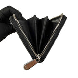 Dior Cannage Patent Lady Dior Wallet Black