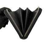 Dior Cannage Patent Lady Dior Wallet Black