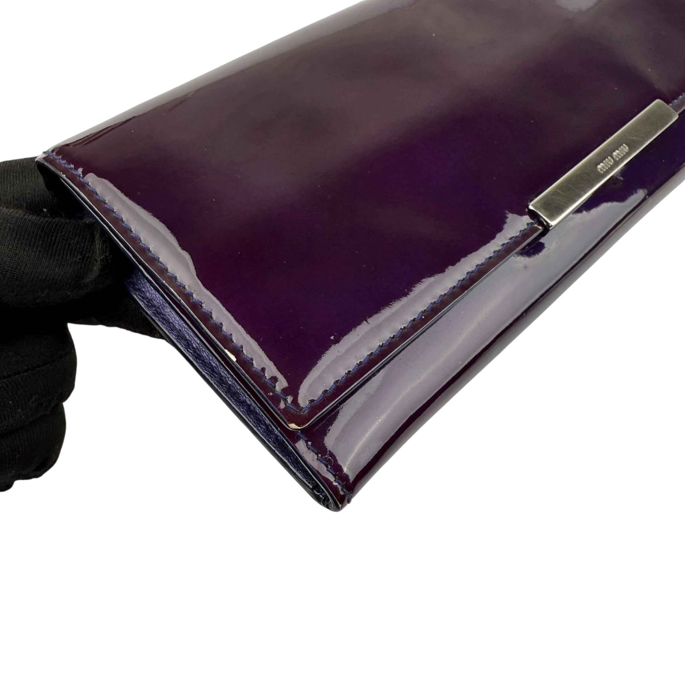 Miu Miu Patent leather wallet