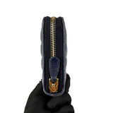 Prada calfskin zip around wallet