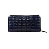 Prada calfskin zip around wallet
