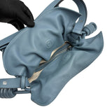Pre-owned loewe flamenco mini napa drawstring clutch bag front