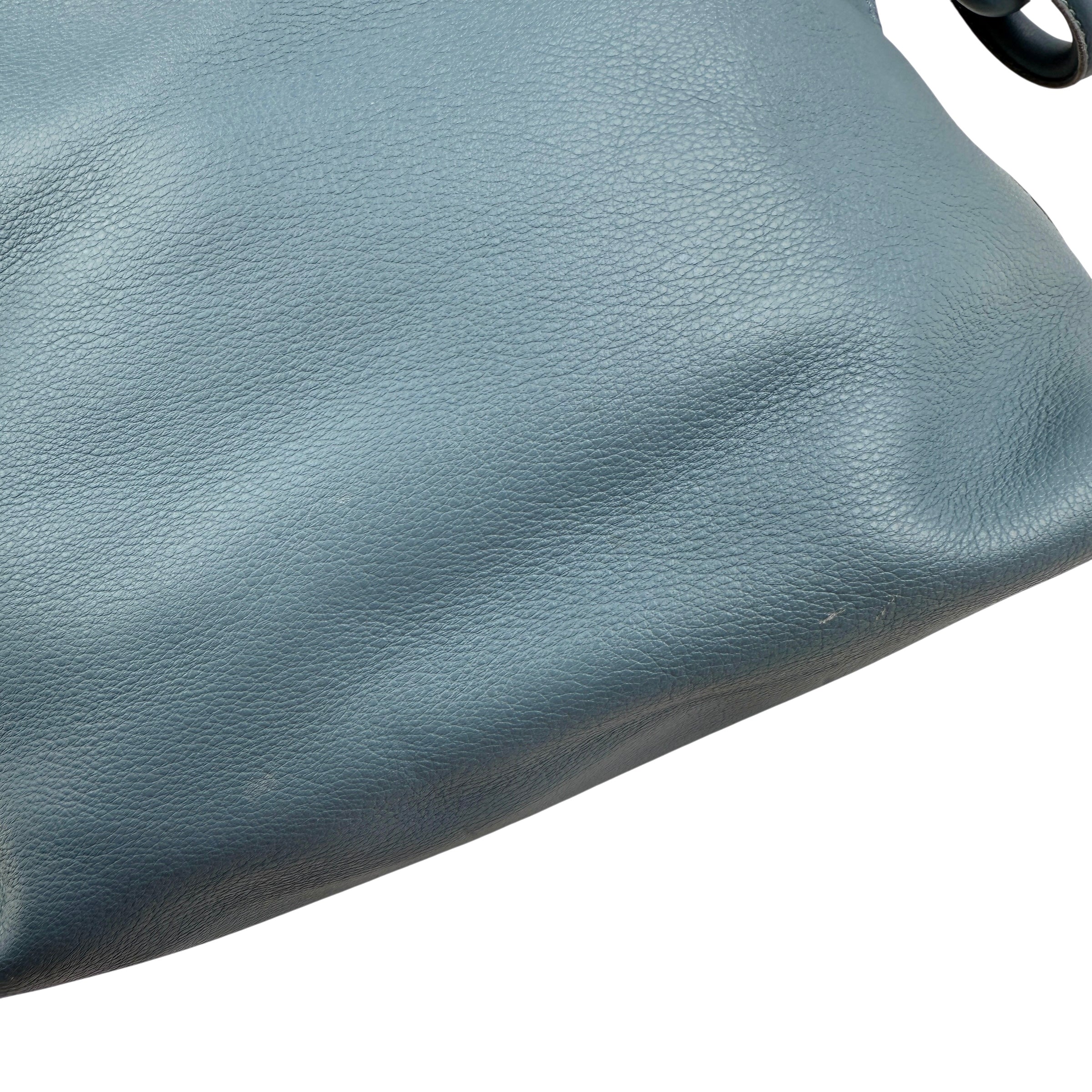 Pre-owned loewe flamenco mini napa drawstring clutch bag front