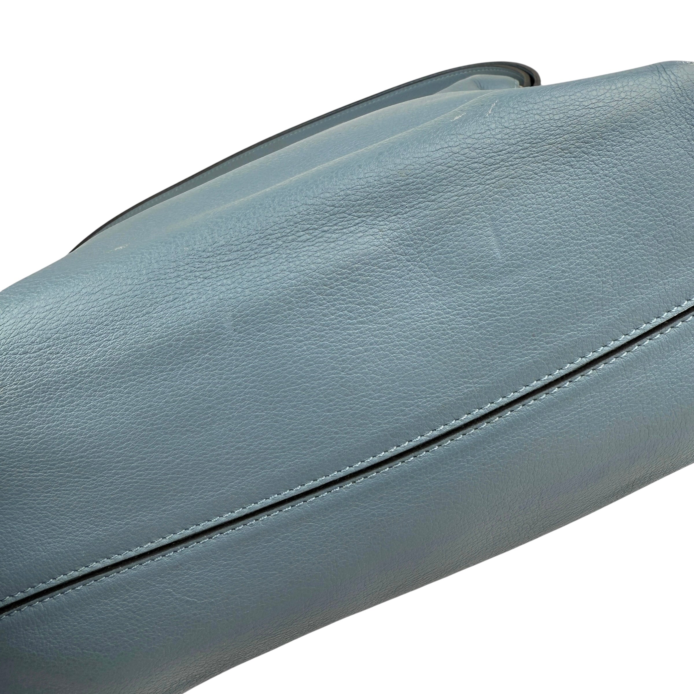 Pre-owned loewe flamenco mini napa drawstring clutch bag front