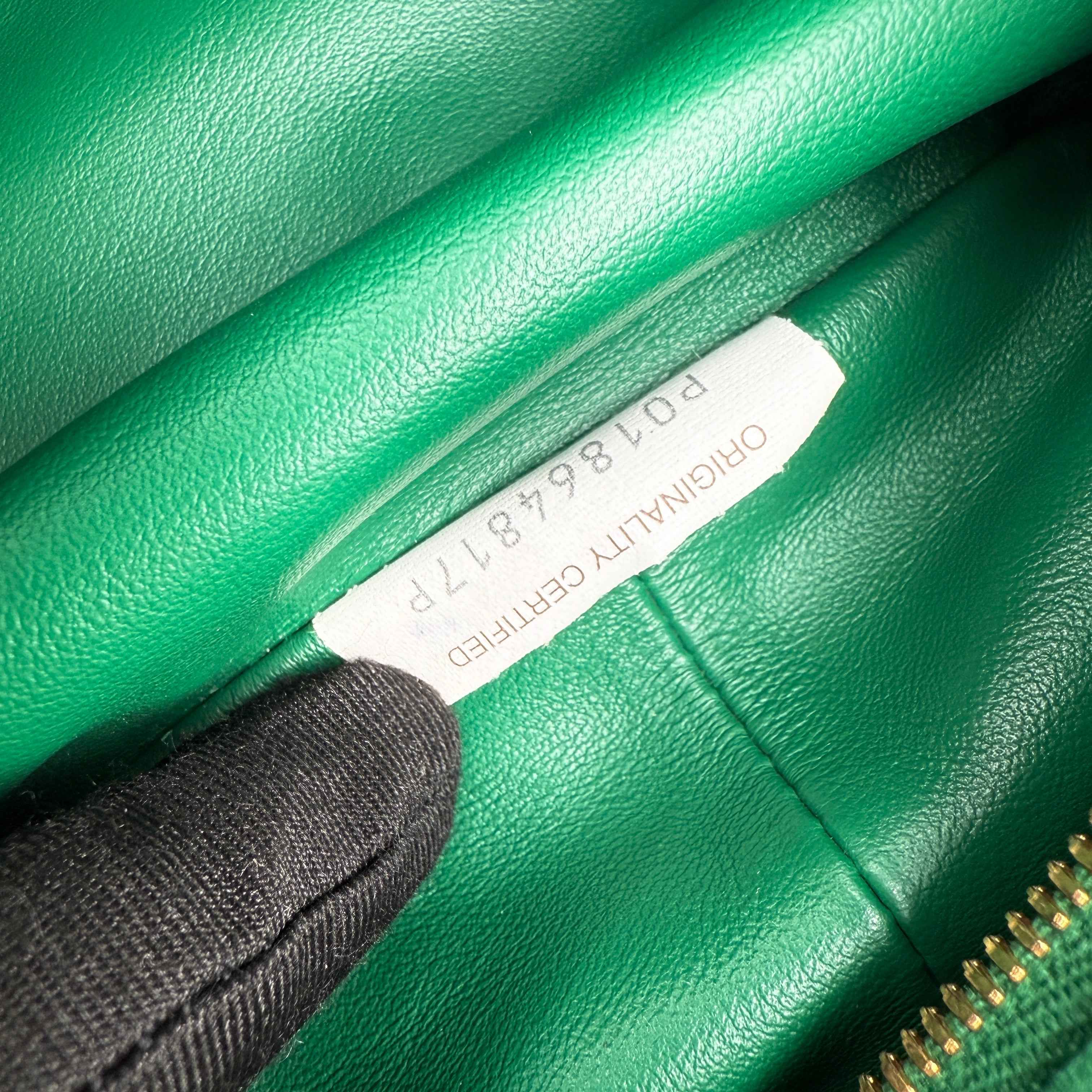 Bottega Veneta Green Leather Double Knot Bag
