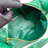 Bottega Veneta Green Leather Double Knot Bag