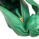 Bottega Veneta Green Leather Double Knot Bag