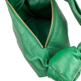 Bottega Veneta Green Leather Double Knot Bag