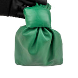 Bottega Veneta Green Leather Double Knot Bag
