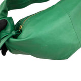 Bottega Veneta Green Leather Double Knot Bag