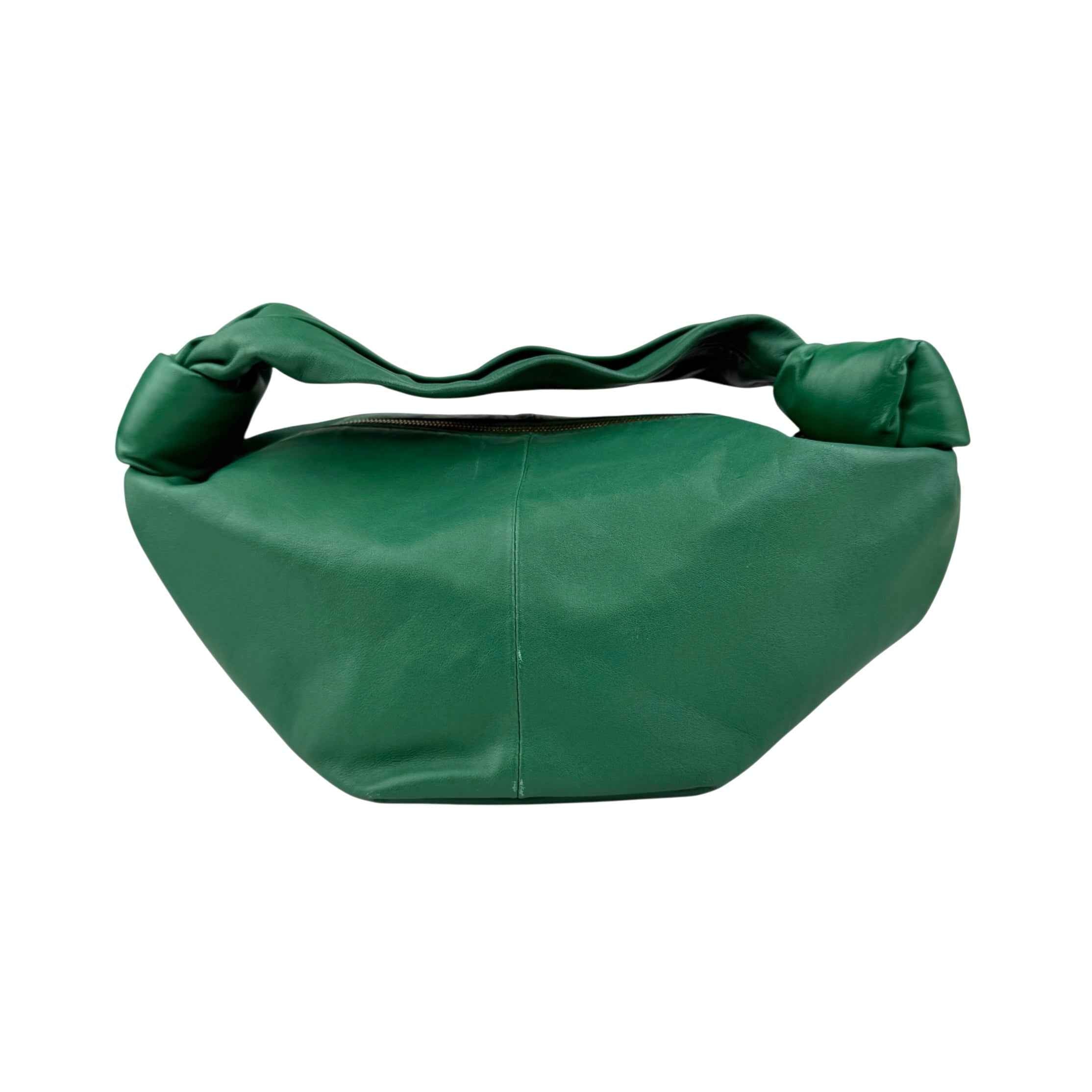 Bottega Veneta Green Leather Double Knot Bag