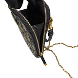 Christian Dior Oblique Canvas Montaigne Call in Dior Phone Holder satchel