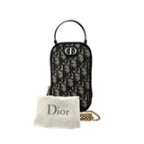 Christian Dior Oblique Canvas Montaigne Call in Dior Phone Holder satchel