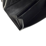 Pre-owned Bottega Veneta Black Intrecciato Woven Nappa Leather Continental Wallet wallet