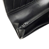 Pre-owned Gucci Black Canvas GG Supreme Web Zip Around Wallet wallet
