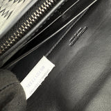 Pre-owned Bottega Veneta Black Intrecciato Woven Nappa Leather Continental Wallet wallet