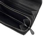 Pre-owned Bottega Veneta Black Intrecciato Woven Nappa Leather Continental Wallet wallet