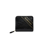 Pre-owned Balenciaga Leather Zip Around Compact Wallet wallet main image